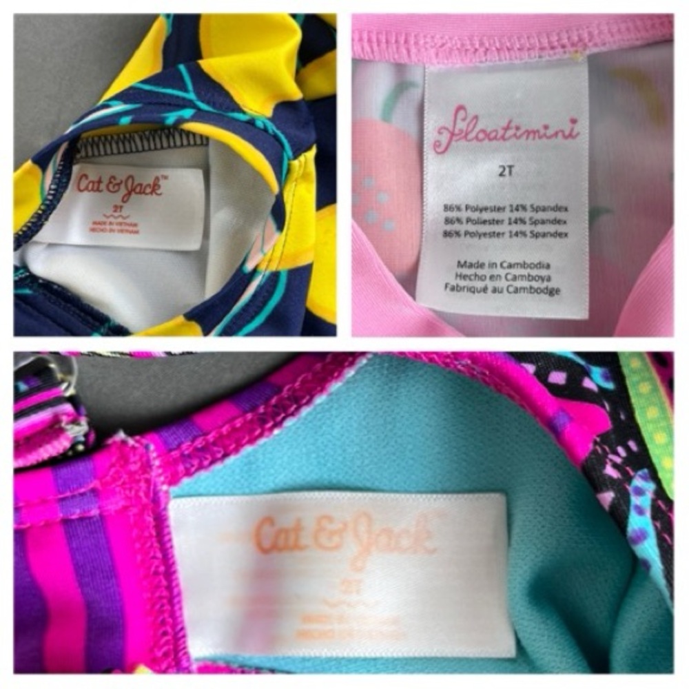 Swimsuits Toddler girl bundle Sz 2T - Picture 15 of 16